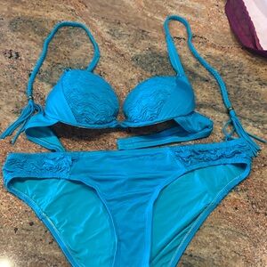 Vibrant Blue Bikini Set